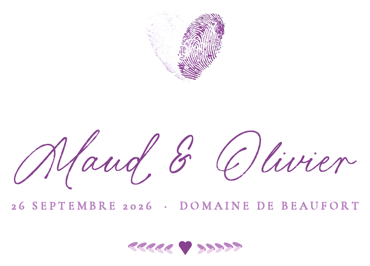 Maud et Olivier — 26 septembre 2026, Domaine de Beaufort
